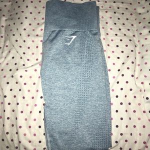 vital seamless gymshark leggings in teal marl